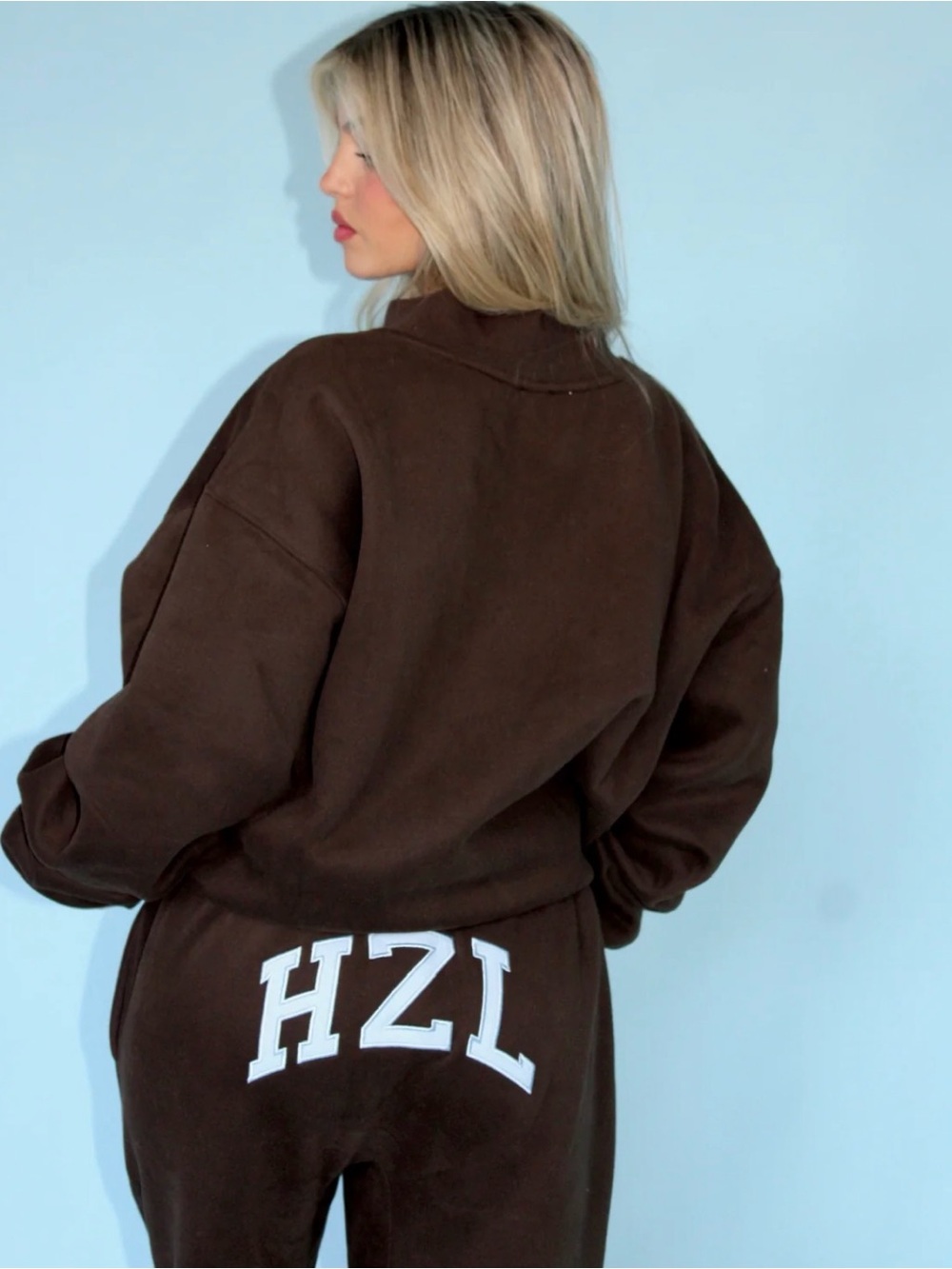 THE HZL COCOA SKIES BARREL PANTS